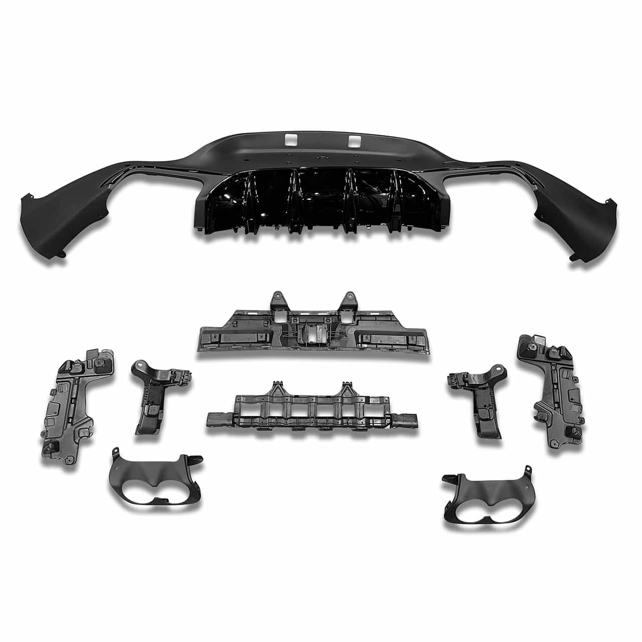 Vicrez Rear Diffuser Black vz106344 | Mercedes-Benz GLC Class GLC43 2016-2022