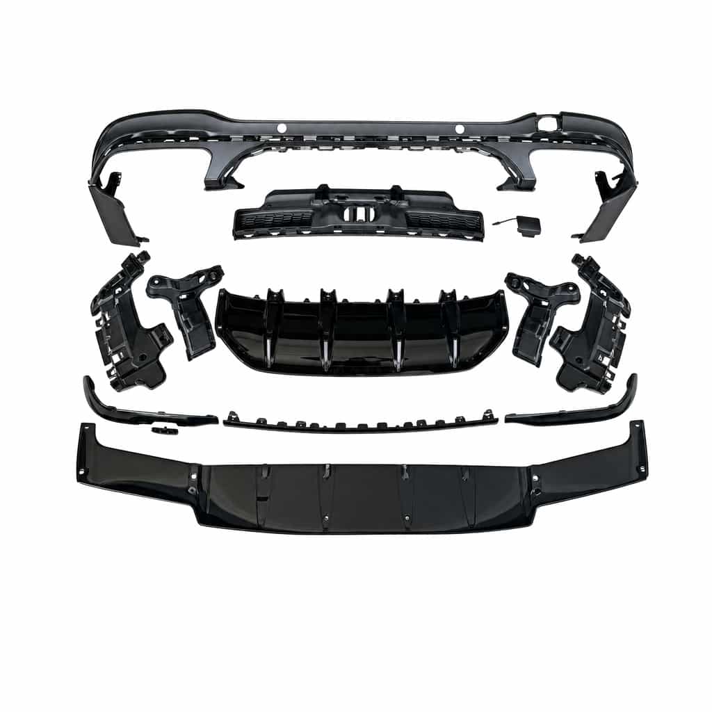 Vicrez Rear Diffuser Black vz106354 | Mercedes-Benz GLC Class GLC63 2016-2022