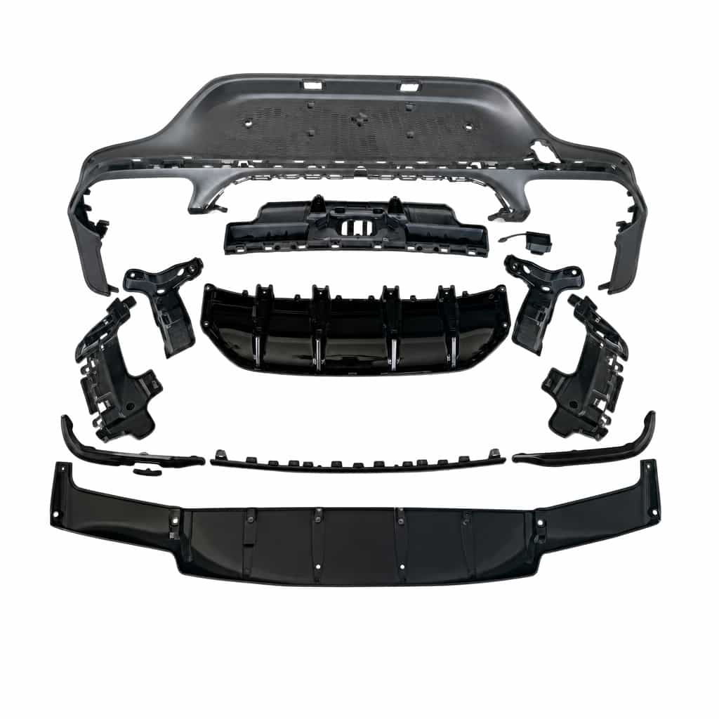 Vicrez Rear Diffuser Black vz106356 | Mercedes-Benz GLC Class GLC63 2016-2022