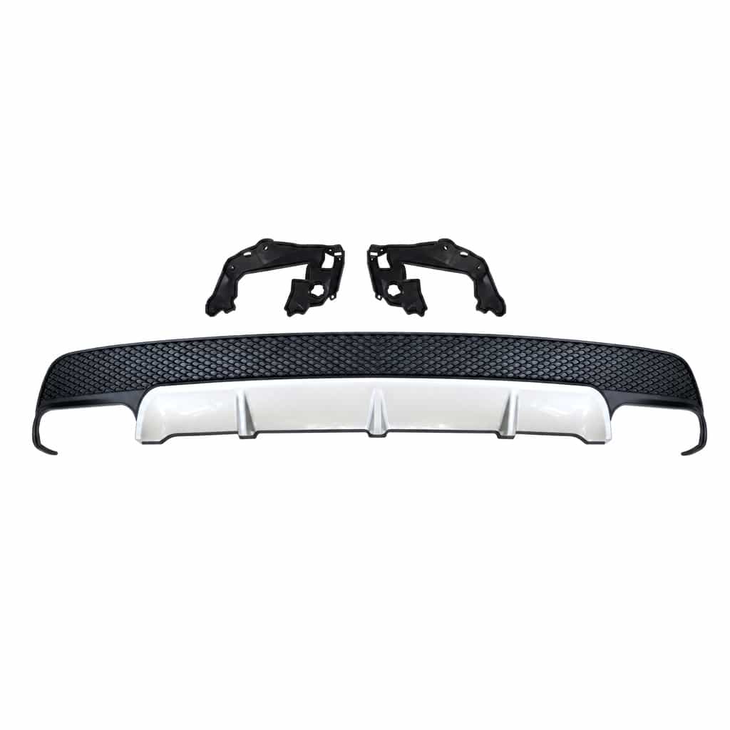 Vicrez Rear Diffuser Silver vz106101 | Mercedes-Benz CLA Class CLA45 2013-2018