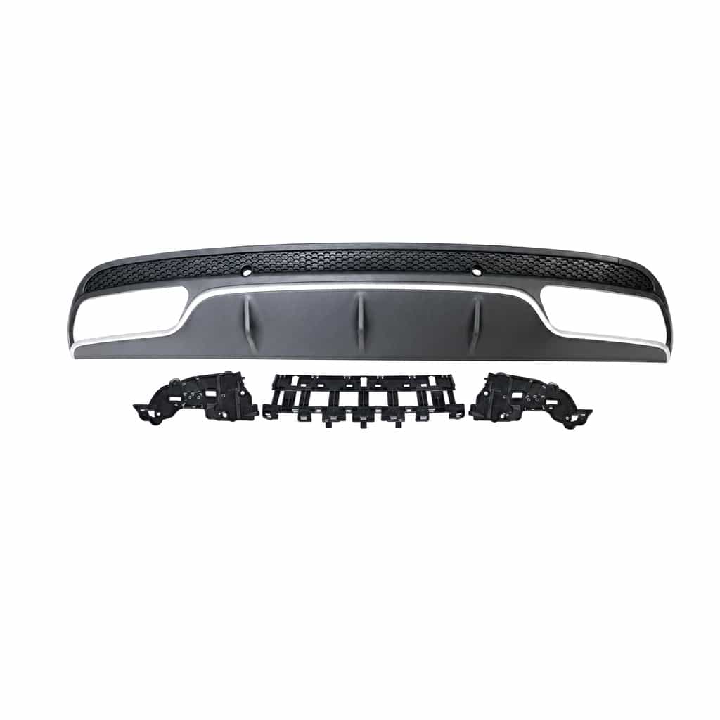 Vicrez Rear Diffuser Silver vz106153 | Mercedes-Benz C Class C63 2015-2021