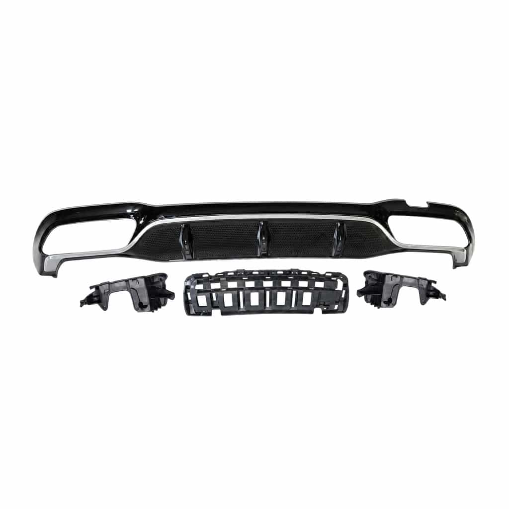 Vicrez Rear Diffuser Silver vz106224 | Mercedes-Benz E Class E63 2017-2023