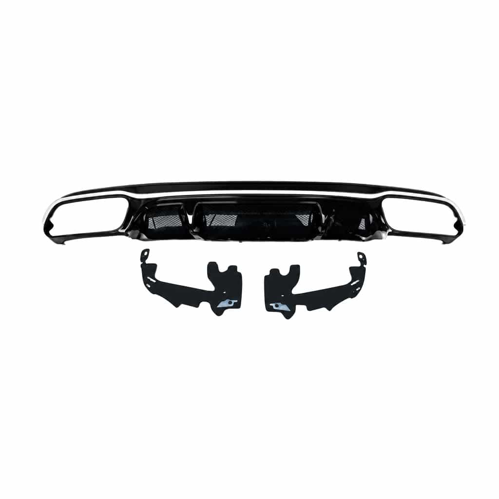 Vicrez Rear Diffuser silver vz106258 | Mercedes-Benz E Class E63 2017-2022