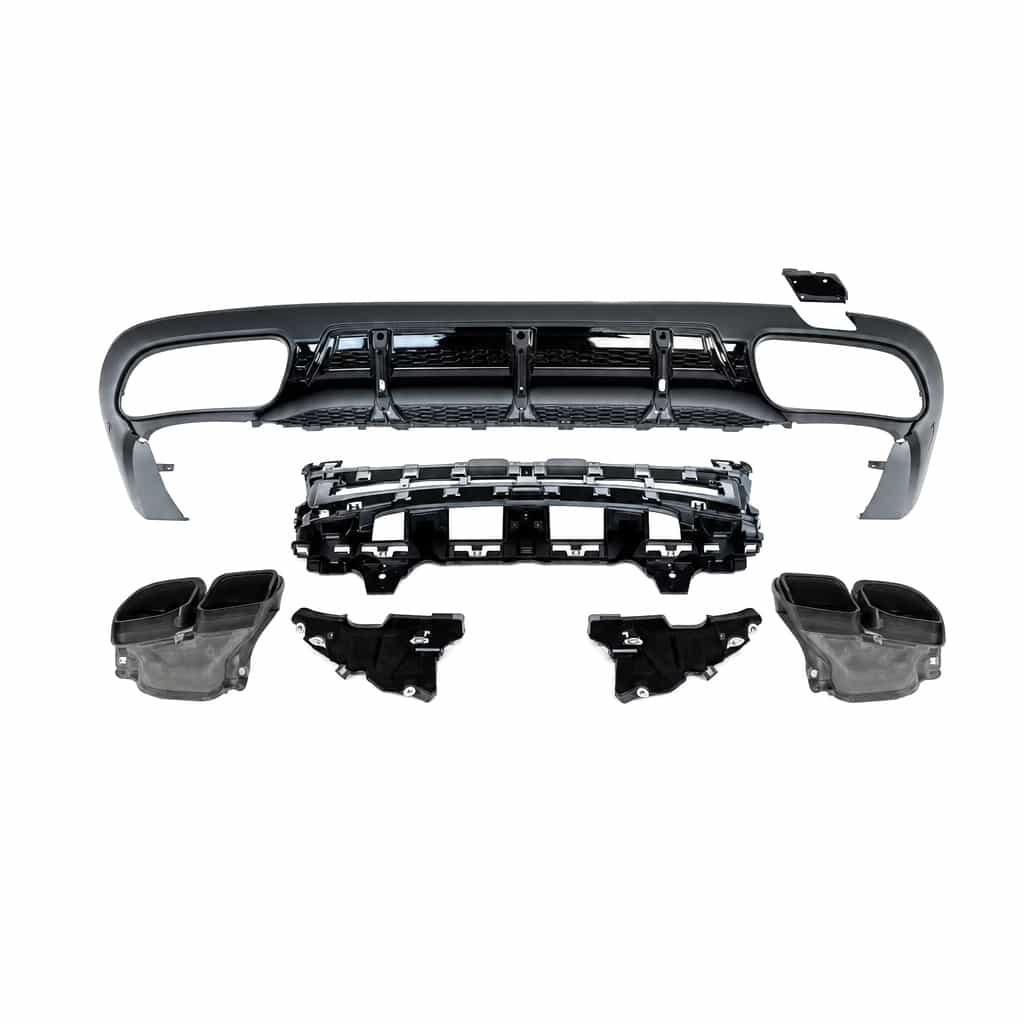 Vicrez Rear Diffuser With black tips vz106311 | Mercedes-Benz CLS Class CLS63 2018-2023