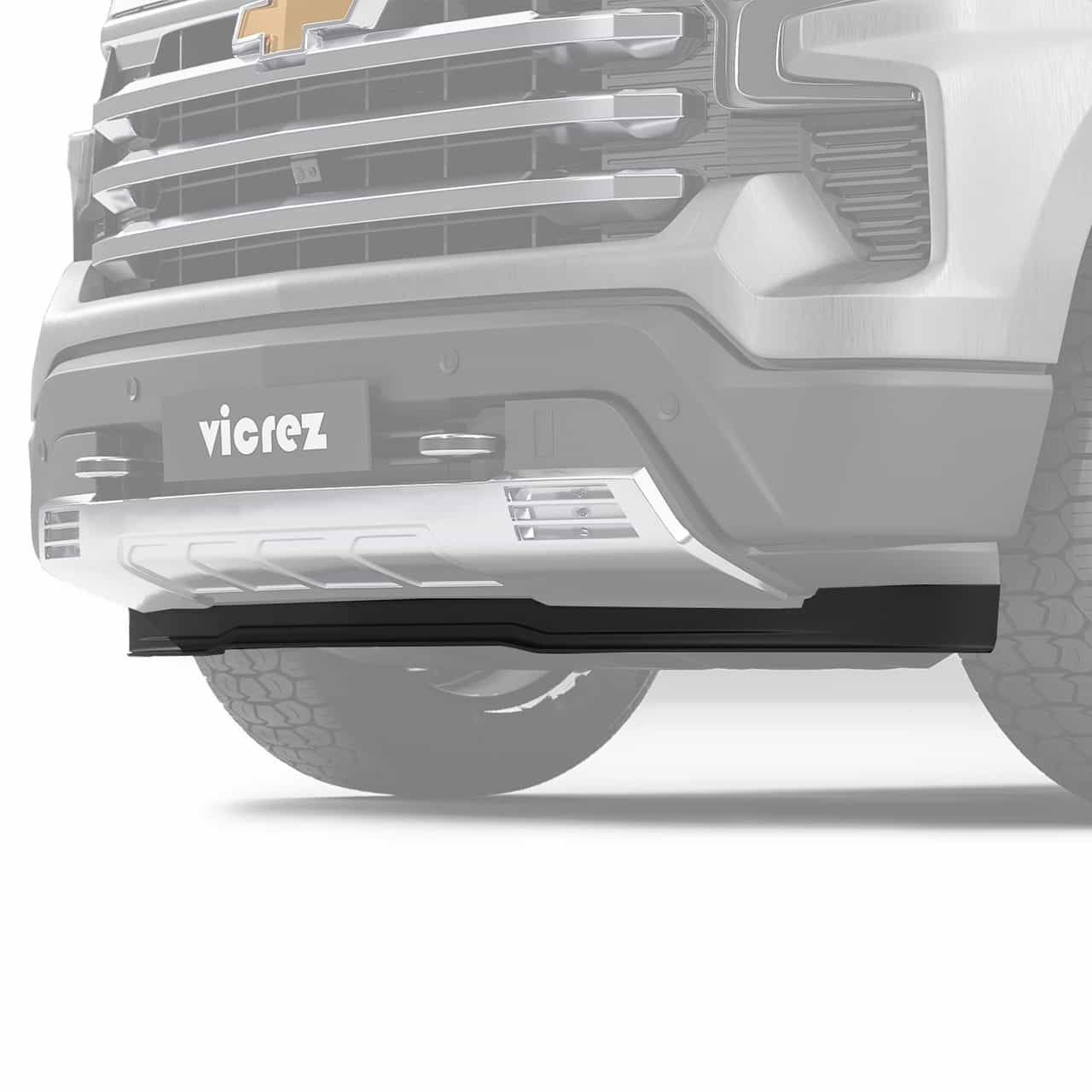 Vicrez Replacement Front Bumper Lower Strip vz104487 for Chevrolet Silverado 2019-2021