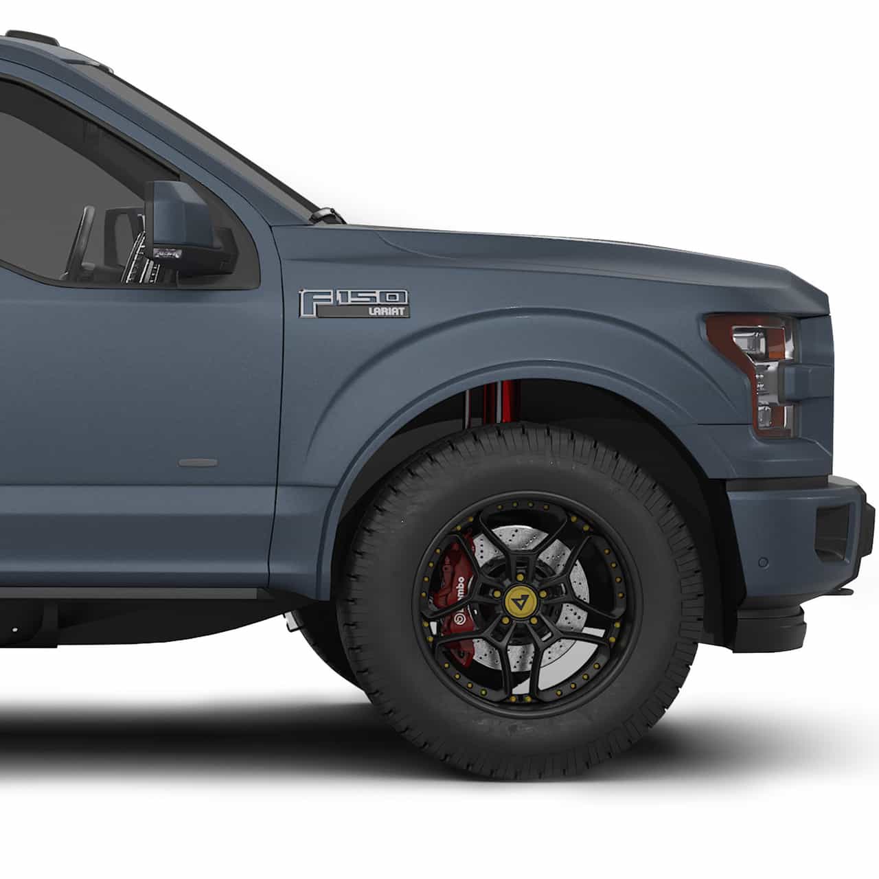 Vicrez Replacement Front Fender Right Passenger Side vz103545 for Ford F150 2021-2023
