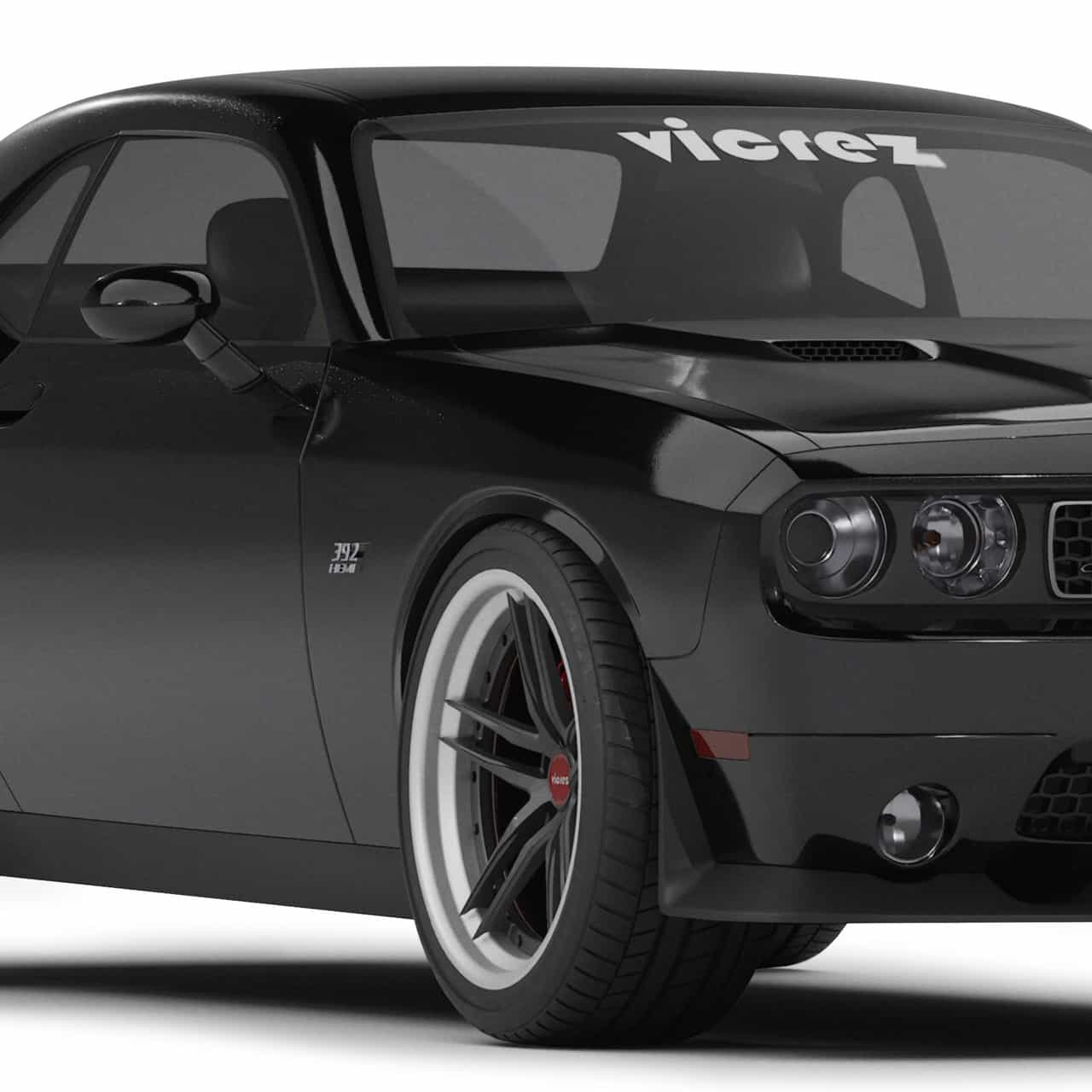 Vicrez Replacement Front Fender Right Passenger Side vz103617 for Dodge Challenger 2008-2023