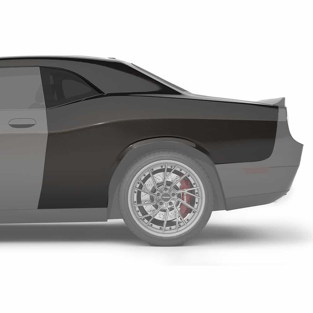 Vicrez Replacement Rear Quarter Left Driver Side vz105249 | Dodge Challenger 2015-2023