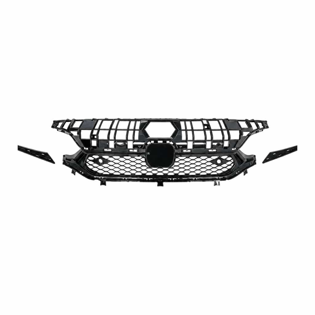 Vicrez Rock Grille With Sensor Hole vz106590 | Honda Civic 2021-2025