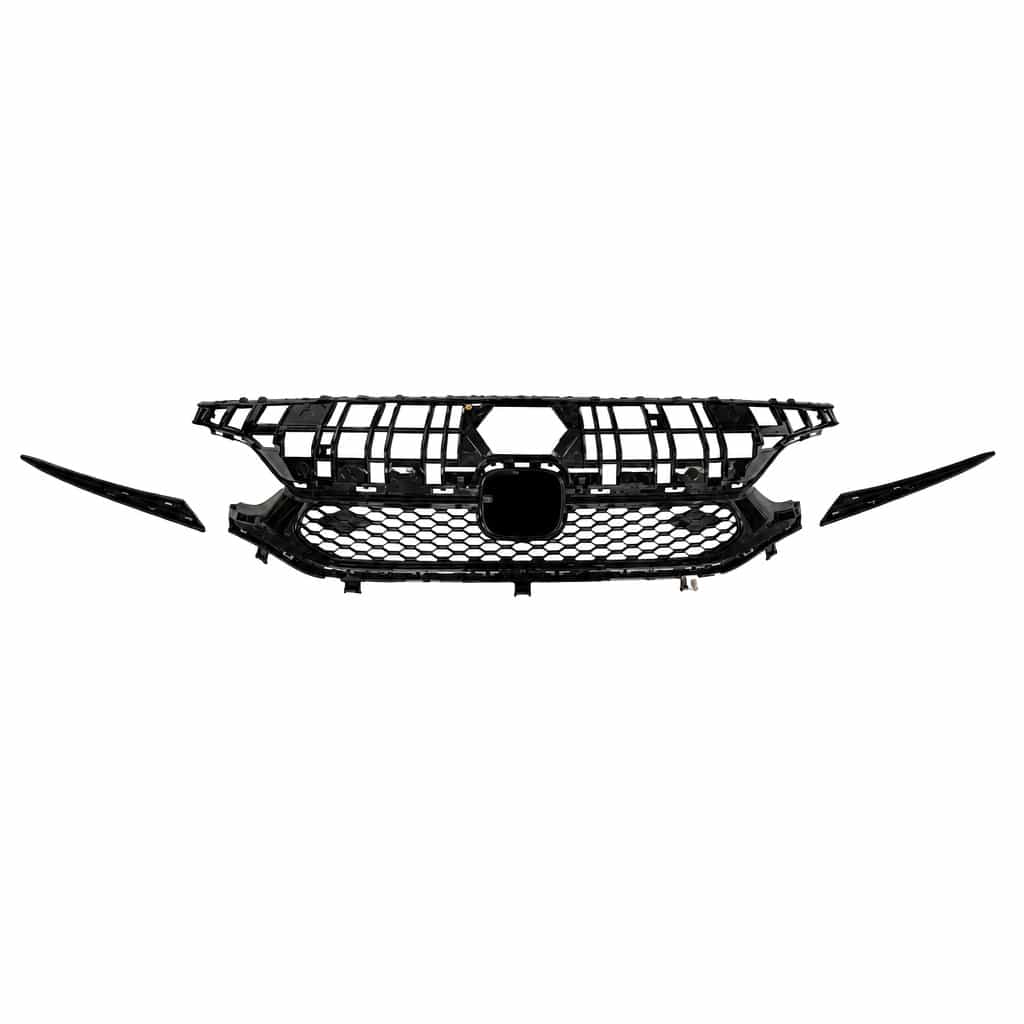 Vicrez Rock Grille Without Sensor Hole vz106591 | Honda Civic 2021-2025