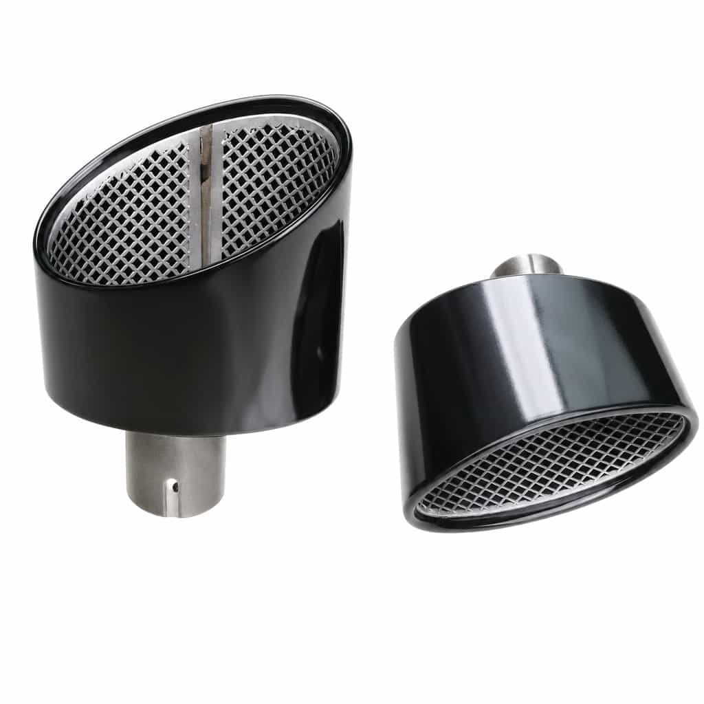 Vicrez RS4 Tail Pipe Black vz105436 | Audi A4 2016-2019