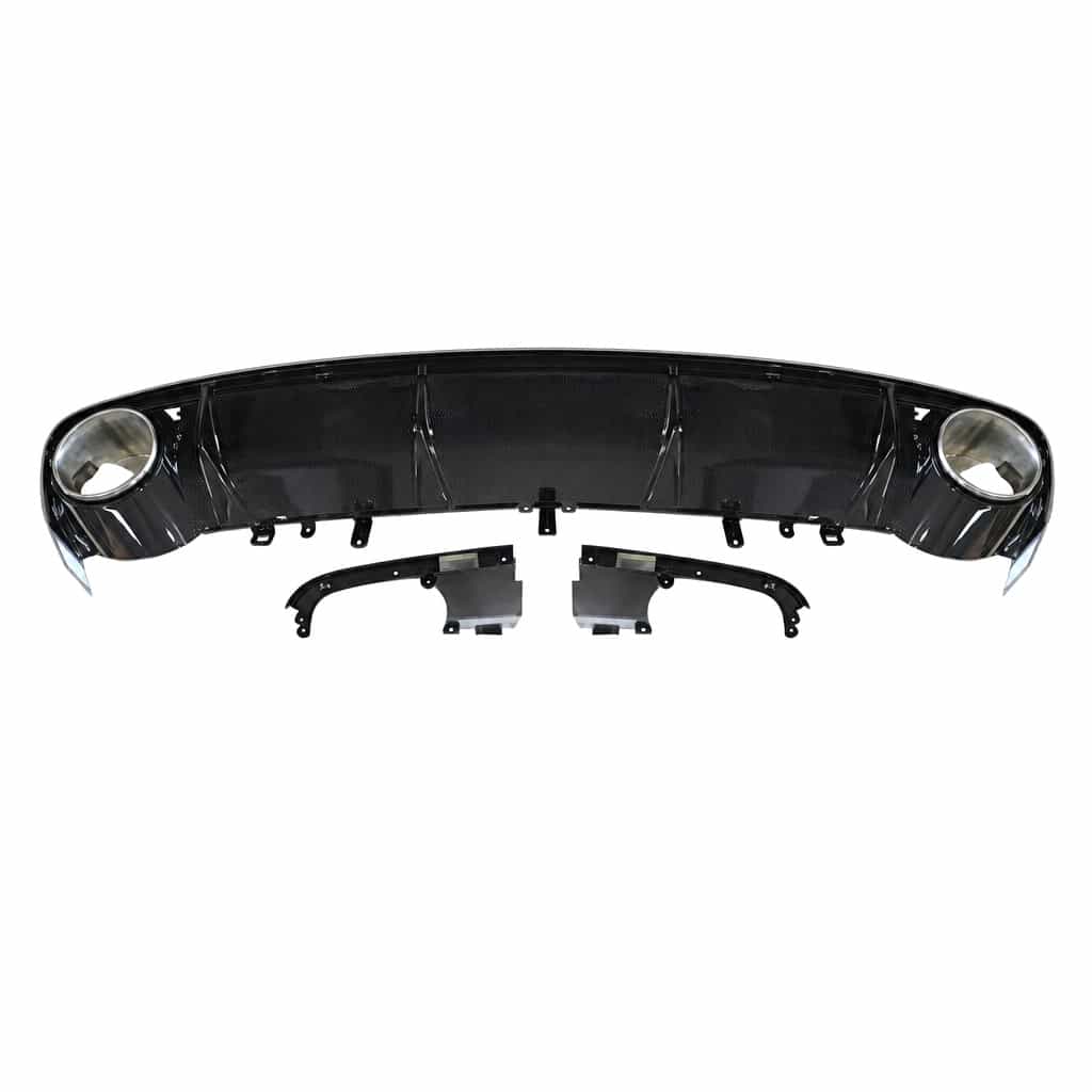 Vicrez RS6 Style w/ Tips Rear Diffuser vz112500 | Audi A6 Standard Bumper 2016-2018