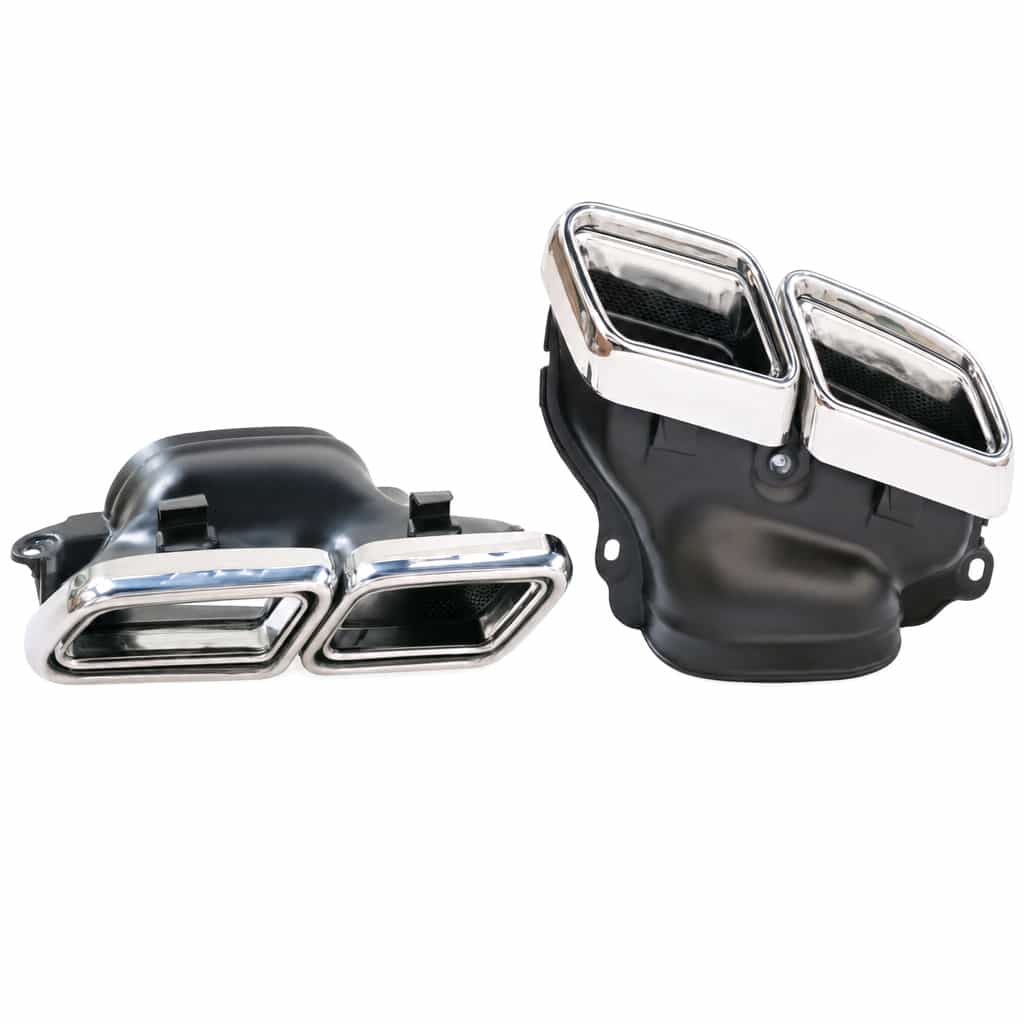 Vicrez S63 Tail Pipe Silver vz106265 | Mercedes-Benz S Class W222 2014-2019
