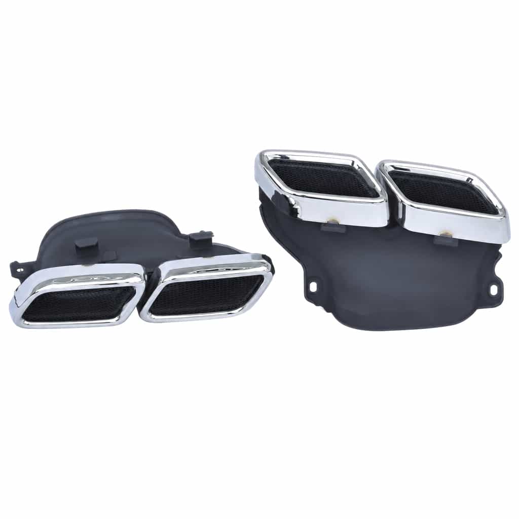 Vicrez S63 Tail Pipe Silver vz106267 | Mercedes-Benz S Class W222/C217 2014-2019