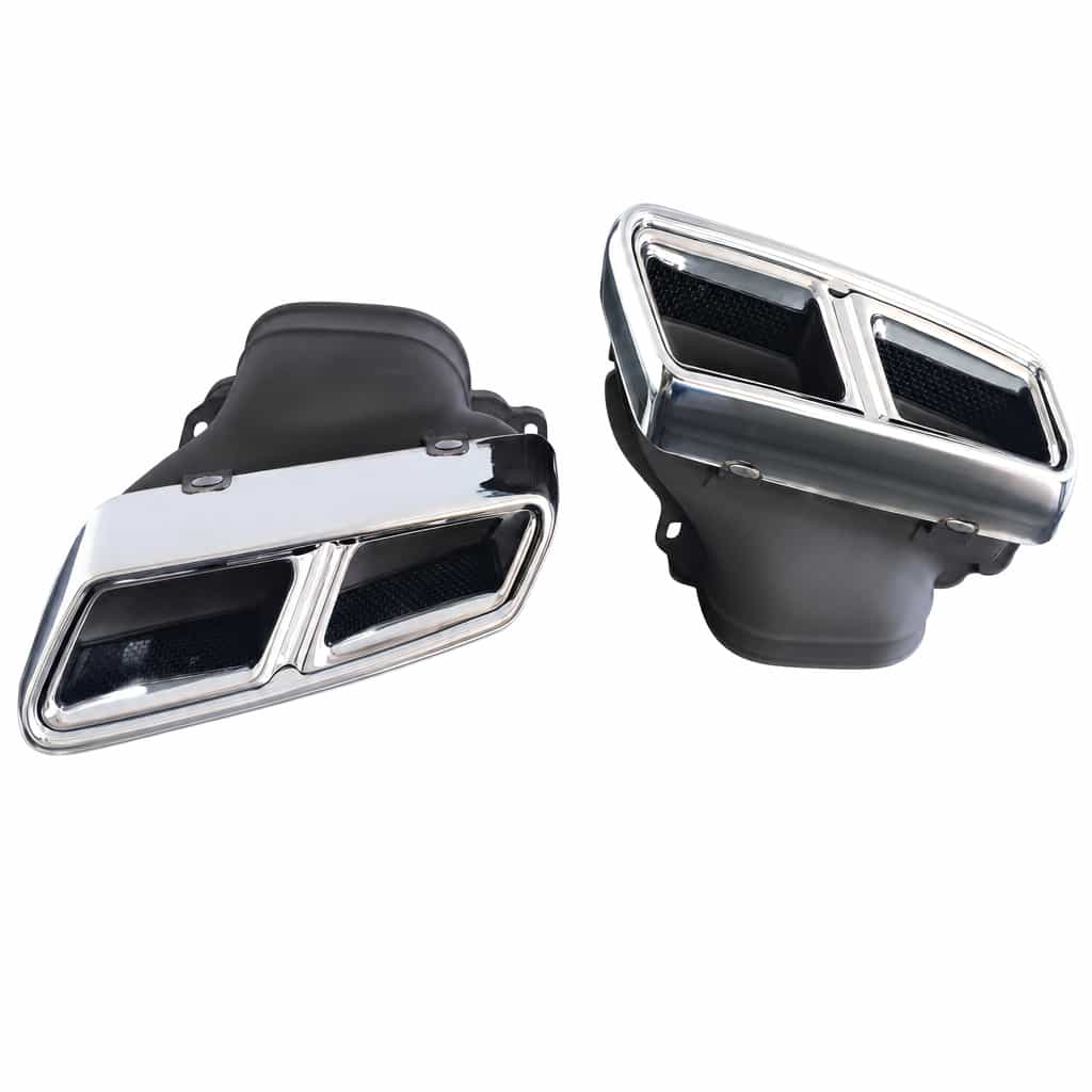 Vicrez S65 Tail Pipe Silver vz106266 | Mercedes-Benz S Class W222 2014-2019