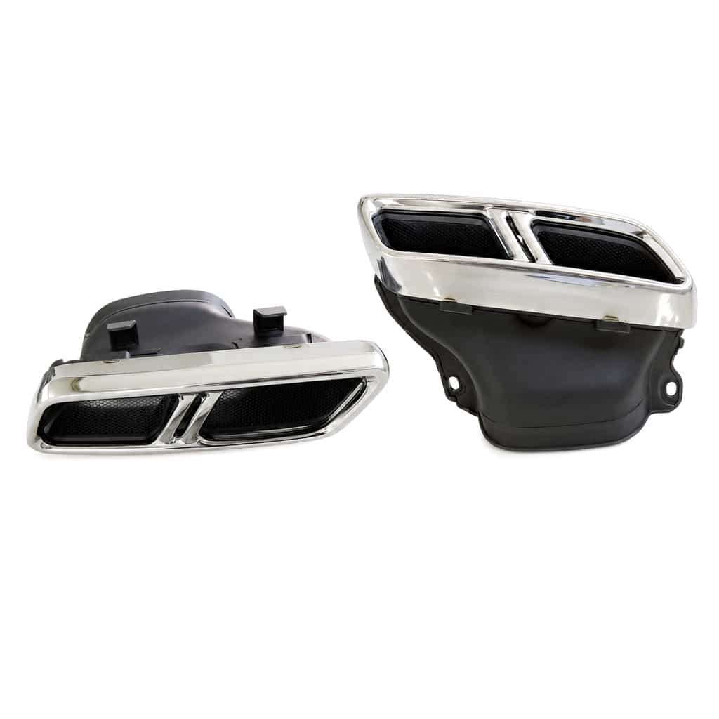 Vicrez S65 Tail Pipe Silver vz106269 | Mercedes-Benz S Class W222/C217 2014-2019