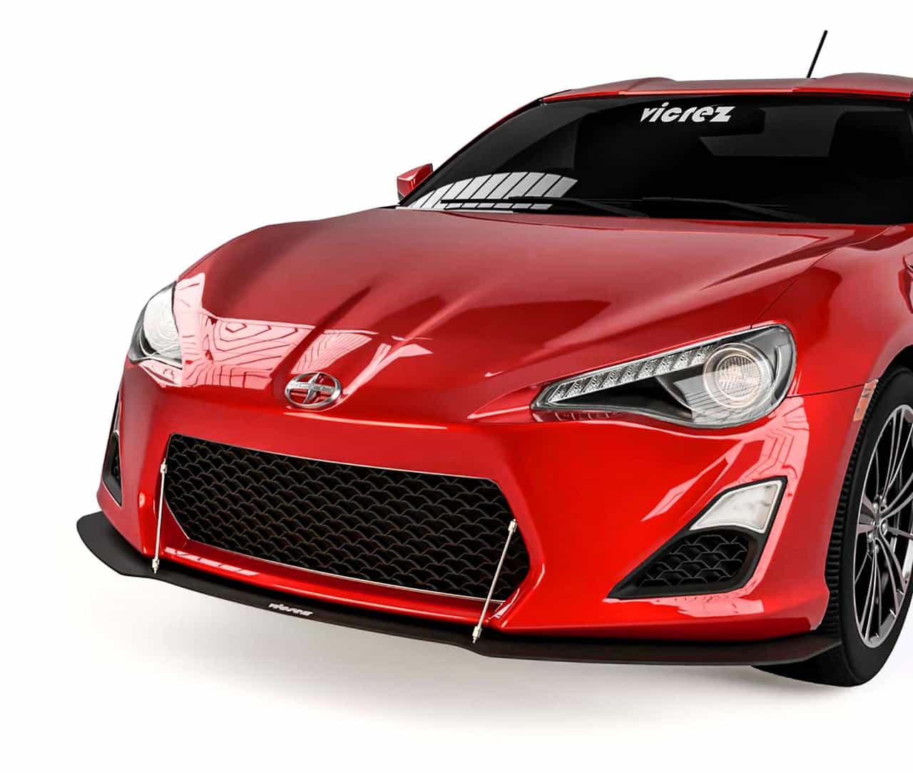 Vicrez V3R Style Front Bumper Splitter vz100701 | Scion FR-S Subaru BRZ 2013-2016