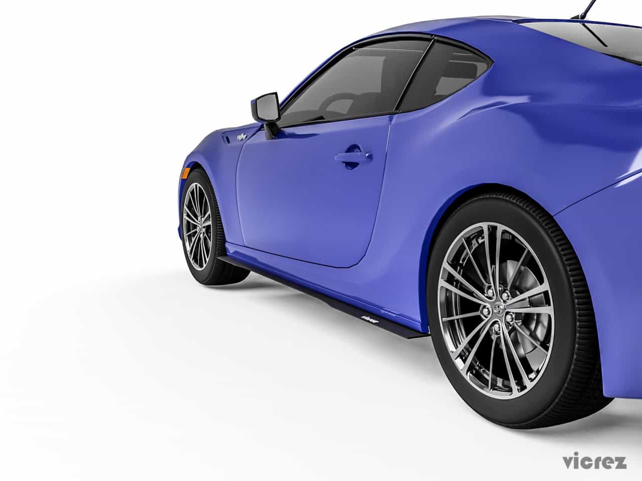 Vicrez V3R Style Side Skirt Splitters vz100699 | Scion FRS/ Subaru BRZ 2013-2021