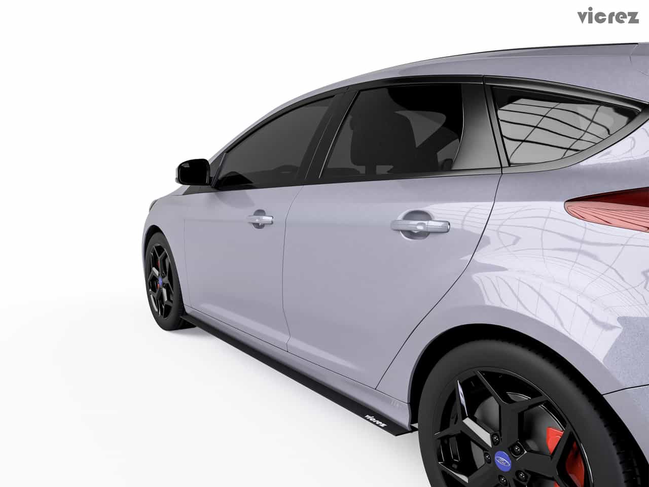 Vicrez V Style Side Skirt Splitter vz101083 | Ford Focus ST 2011-2019