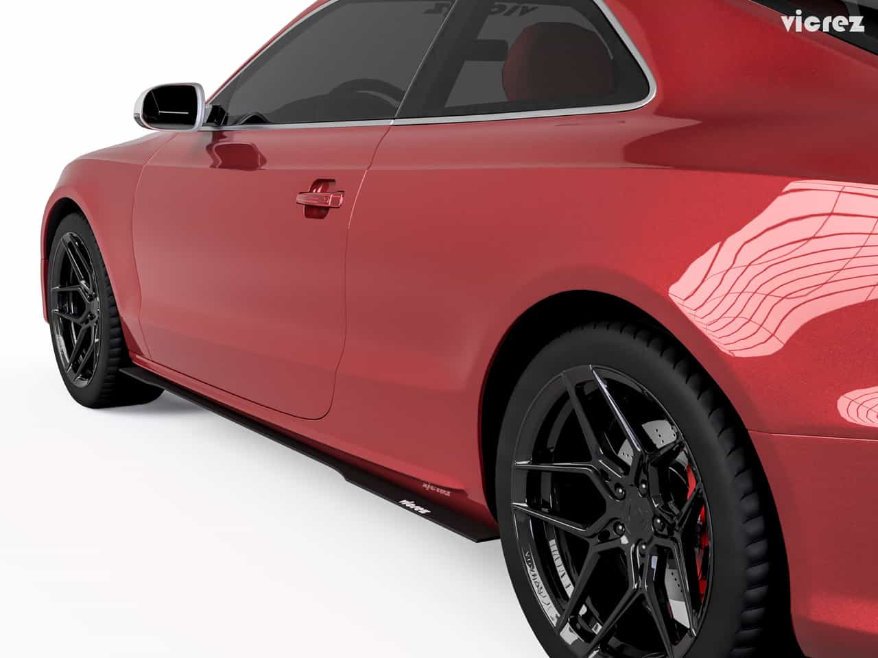 Vicrez VZ3 Side Skirt Splitter vz101070 | Audi S5/ A5 2008-2016