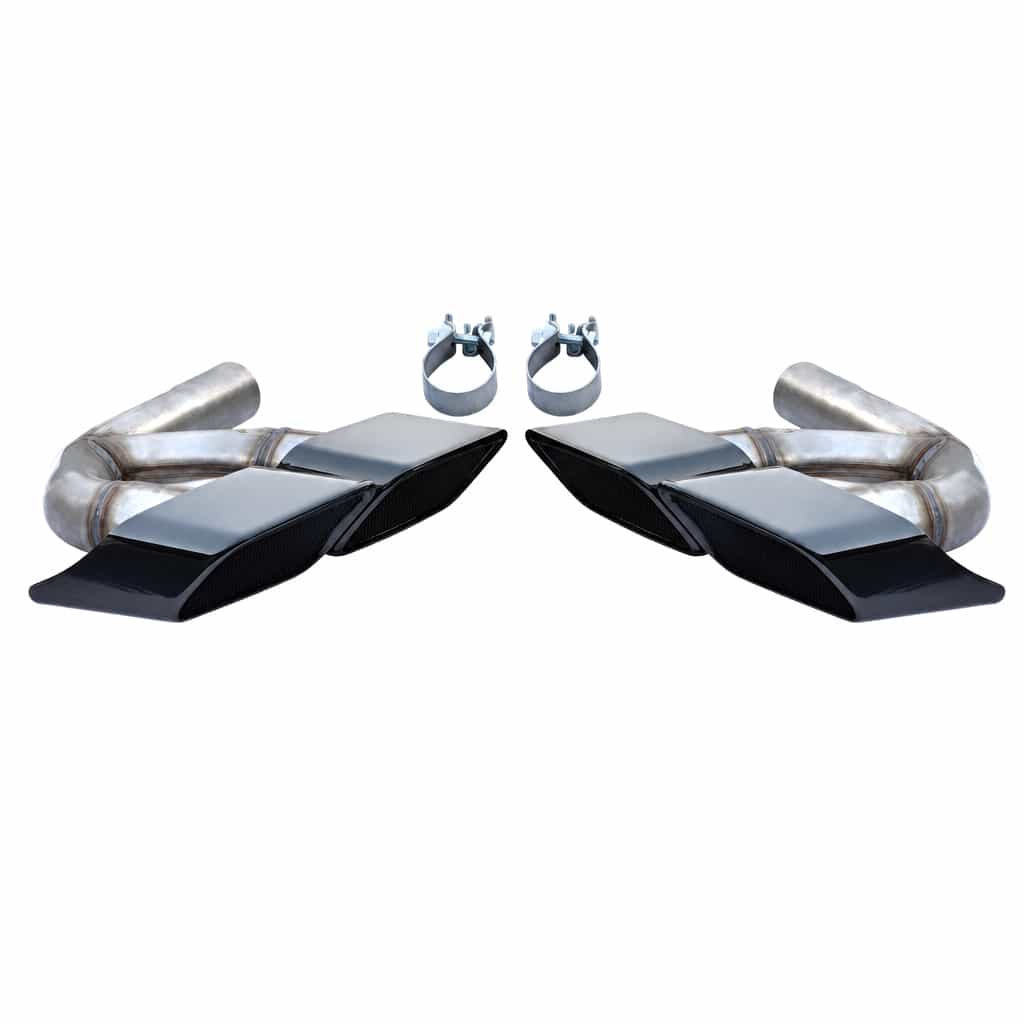 Vicrez SQ7 Tail Pipe Black vz105483 | Audi Q7 2.0T 2016-2019
