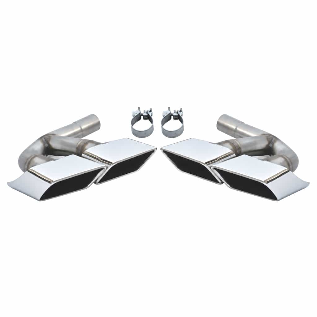 Vicrez SQ7 Tail Pipe Silver vz105482 | Audi Q7 2.0T 2016-2019