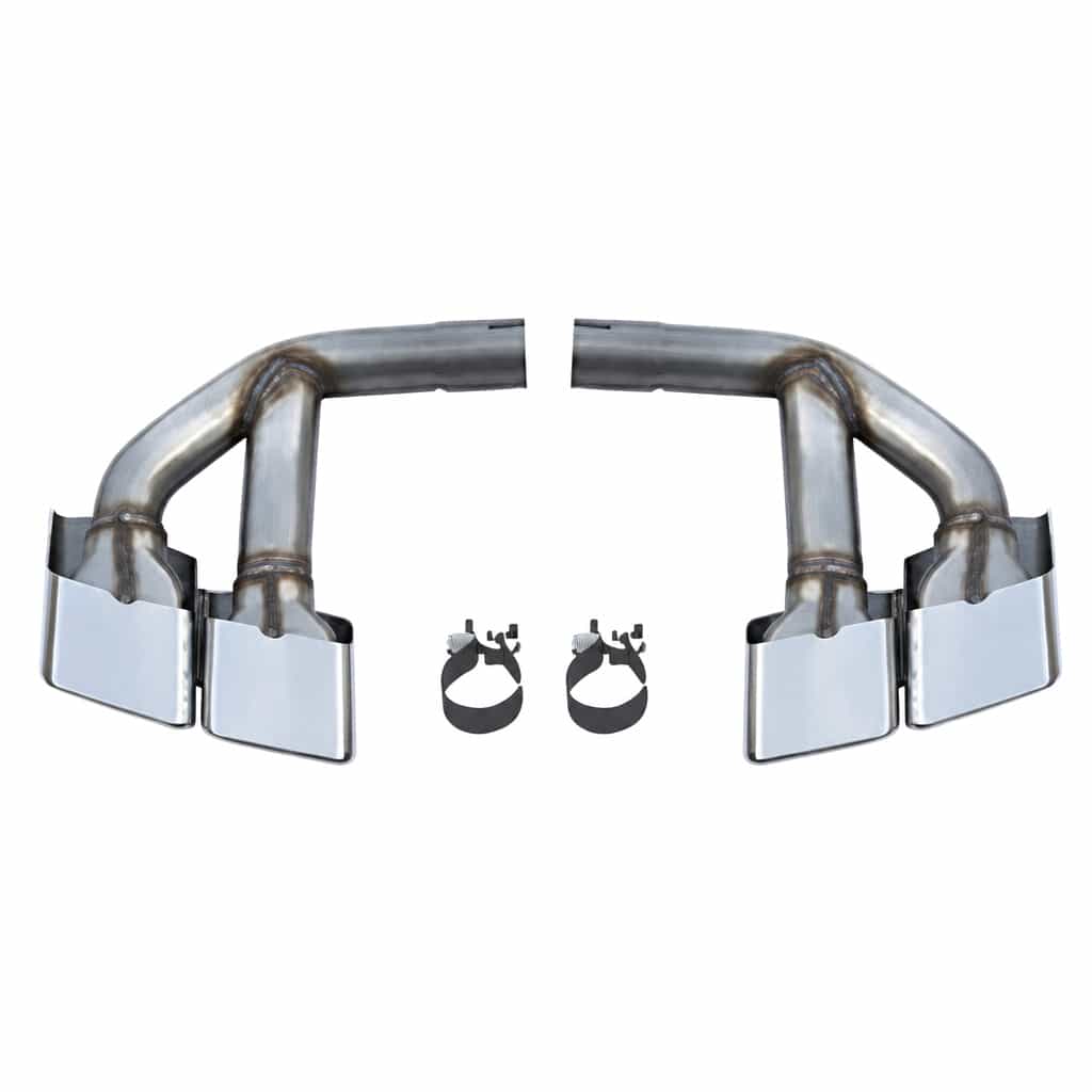 Vicrez SQ7 Tail Pipe Silver vz105484 | Audi Q7 3.0T 2016-2019