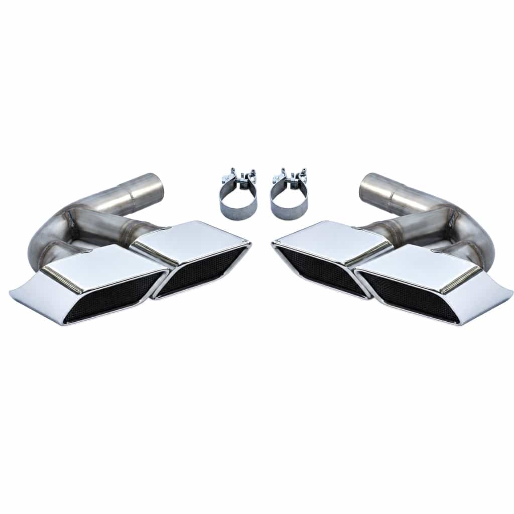 Vicrez SQ7 Tail Pipe Silver vz105486 | Audi Q7 3.0T 2016-2019