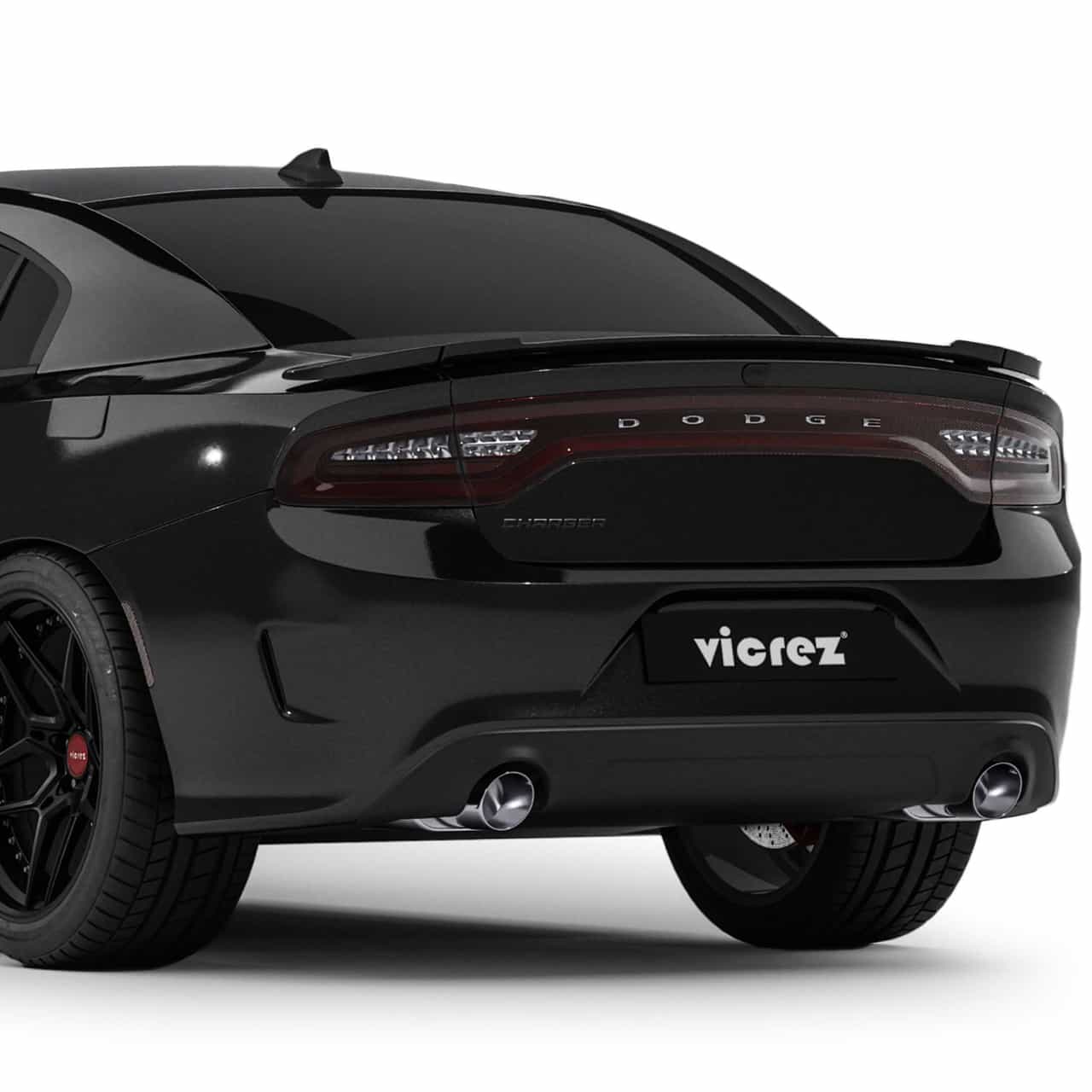 Vicrez SRT Hellcat Style Rear Bumper vz101821 | Dodge Charger 2015-2023