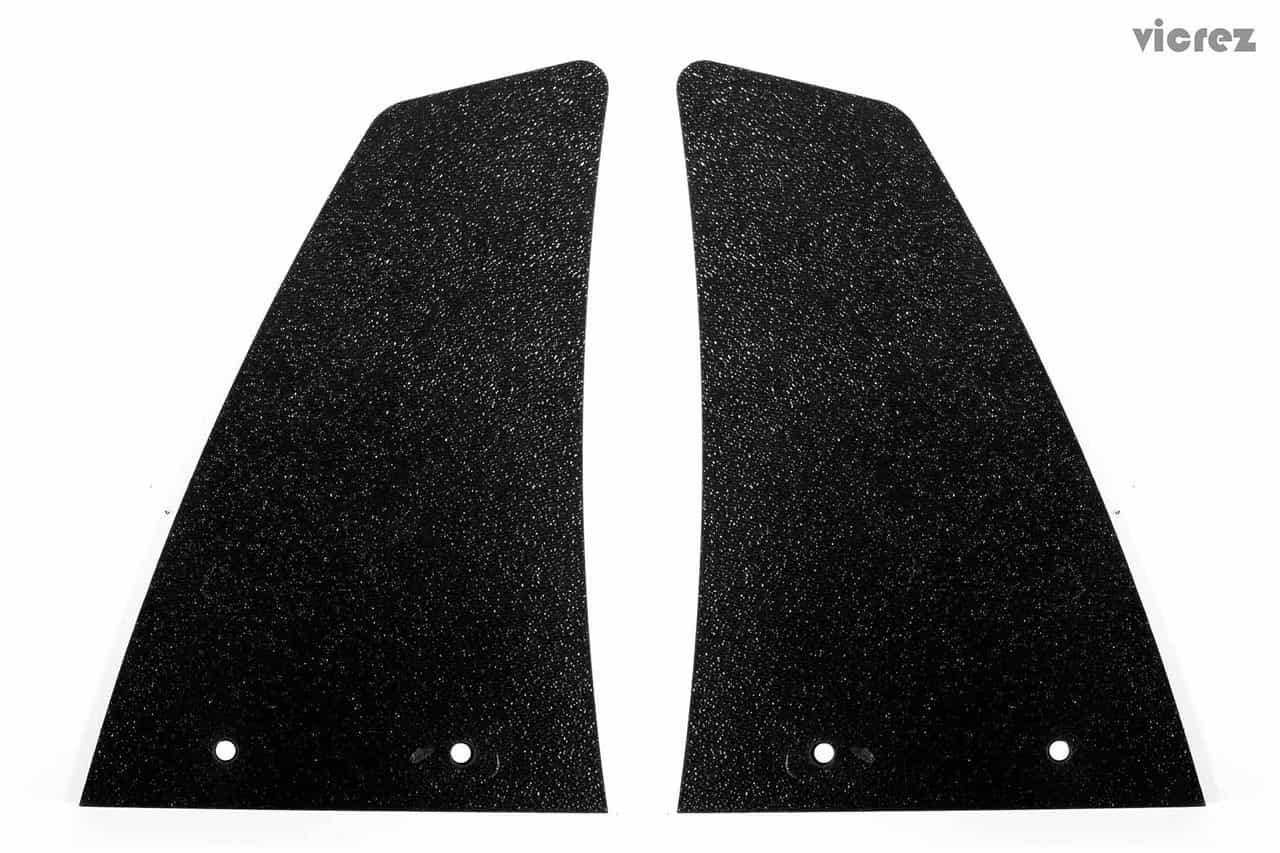 Vicrez Stingray Front Bumper Splitter Winglets vz100680