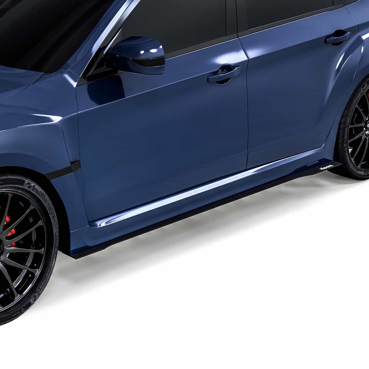 Vicrez VZ1 Style Side Skirt Splitters vz100664 | Subaru WRX/STI 2008-2014