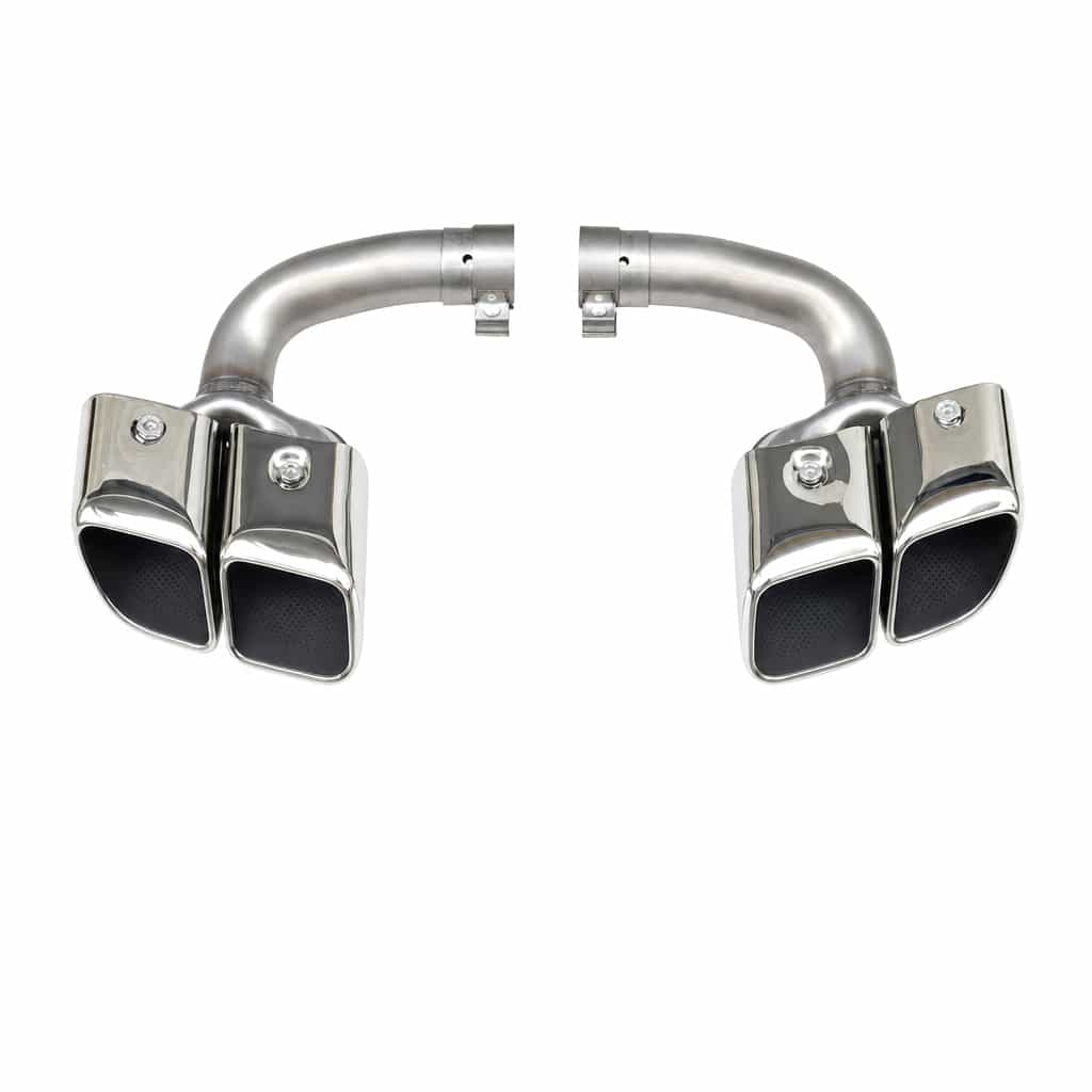 Vicrez Turbo Style Square Exhaust Tips vz112832 | Porsche Cayenne (9Y0) 2018-2026