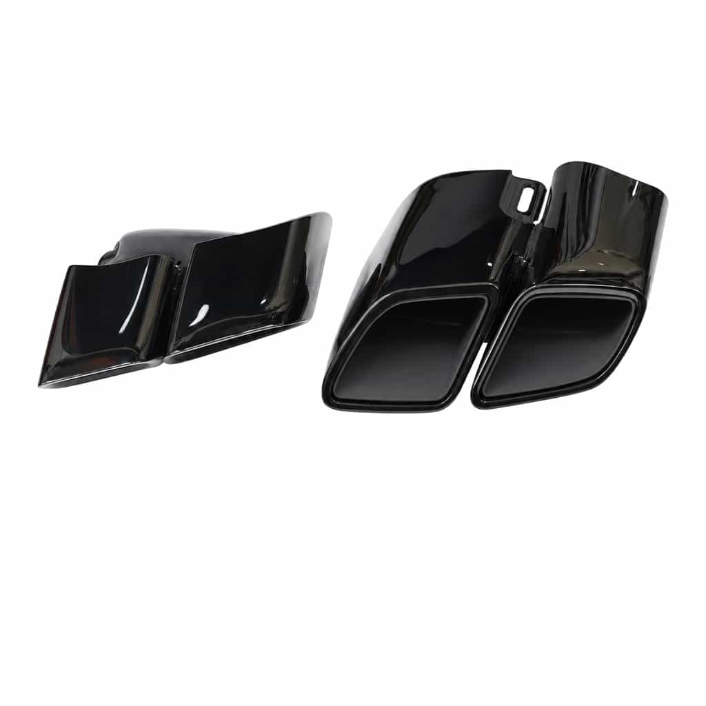 Vicrez Turbo Style Square Exhaust Tips vz112839 | Porsche Panamera (971) 2017-2023