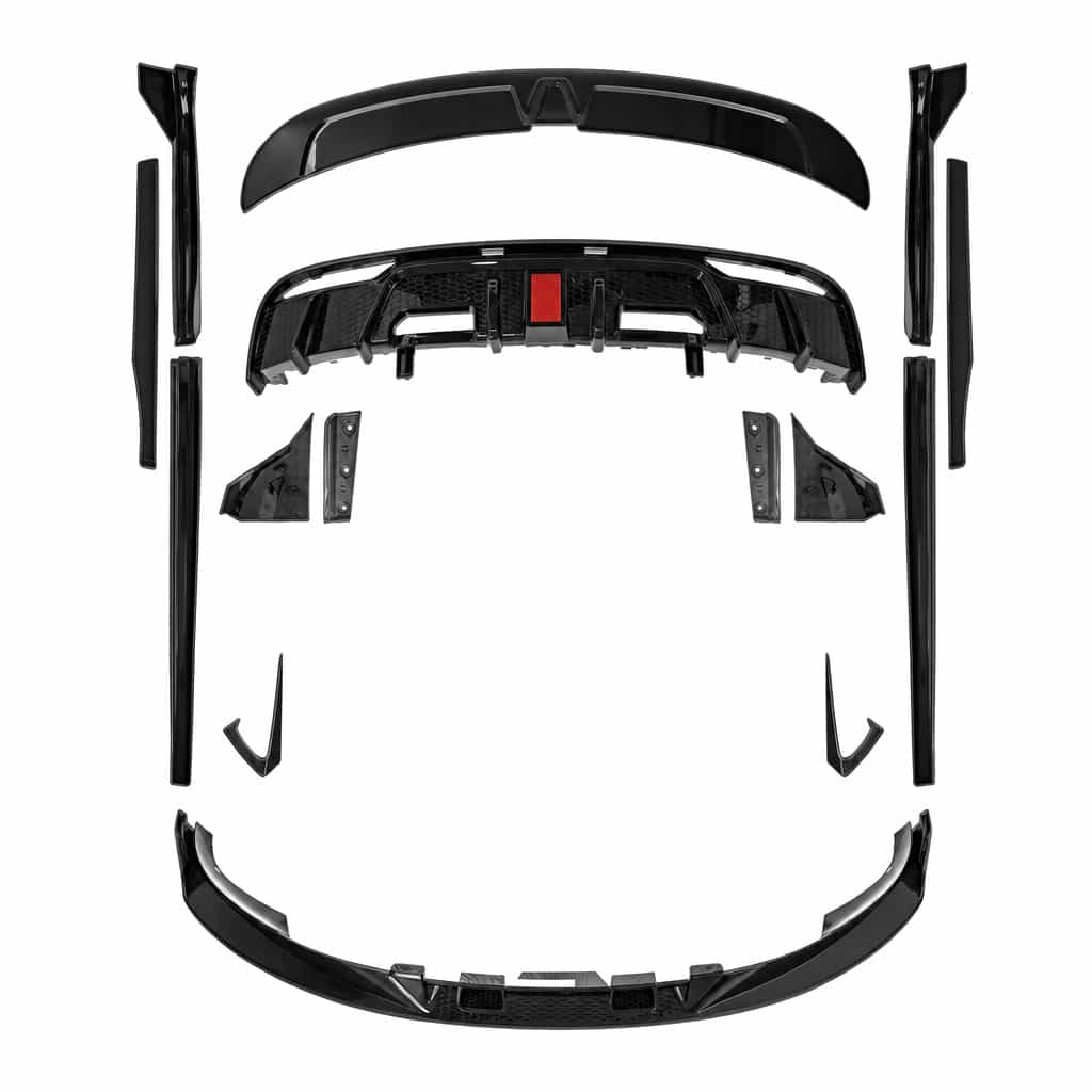 Vicrez Turbo Style w/ LED Aero Kit vz112886 | Tesla Model 3 (Highland) 2024-2026