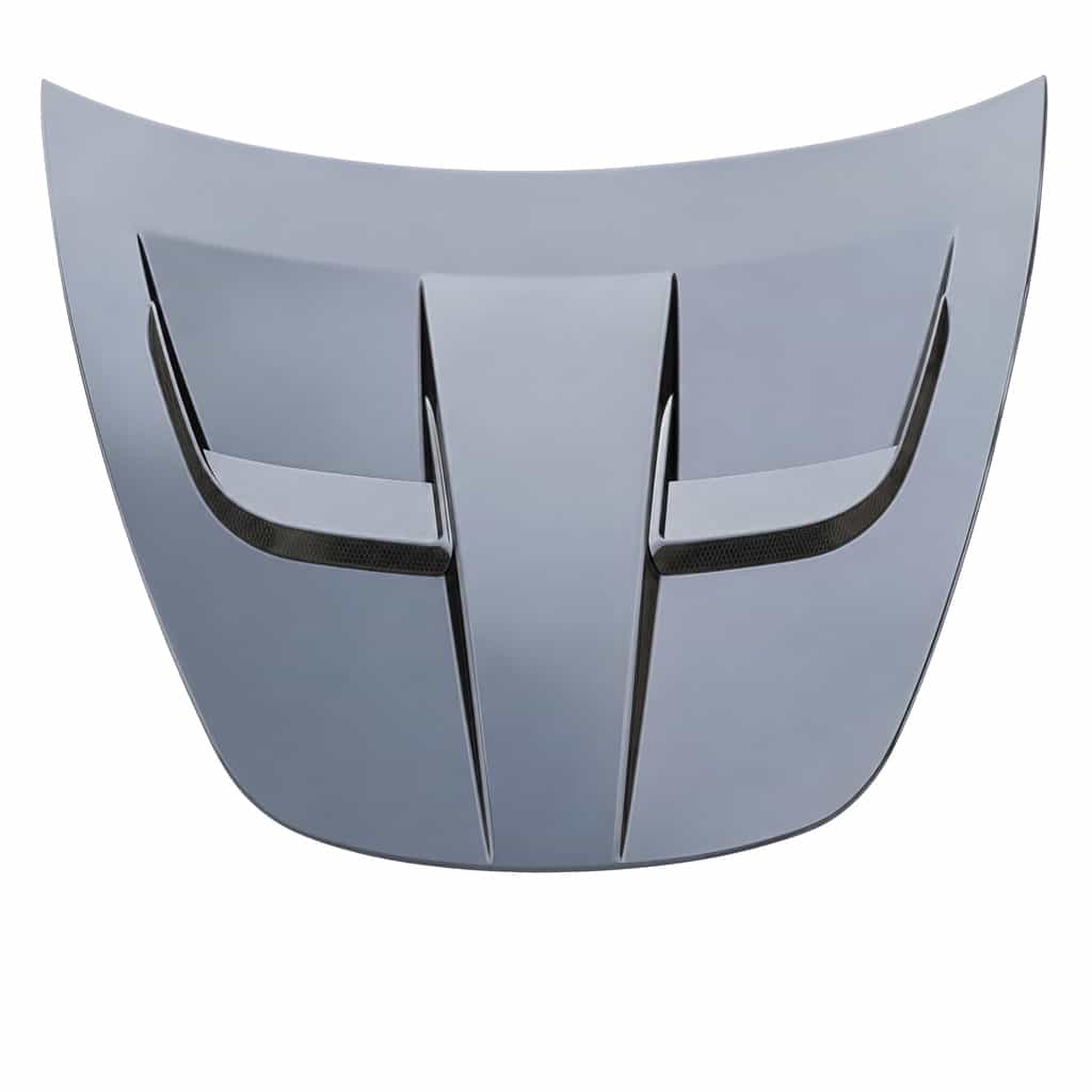 Vicrez Turbo Vented Style Aluminum Hood vz112892 | Tesla Model 3 2018-2023