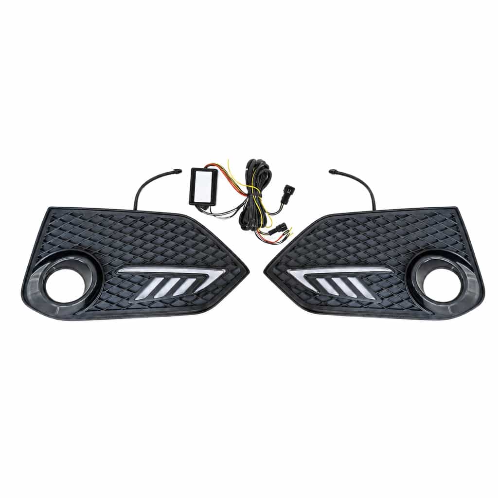 Vicrez Type-R Fog Lamp With DRL vz106555 | Honda Civic 2016-2021