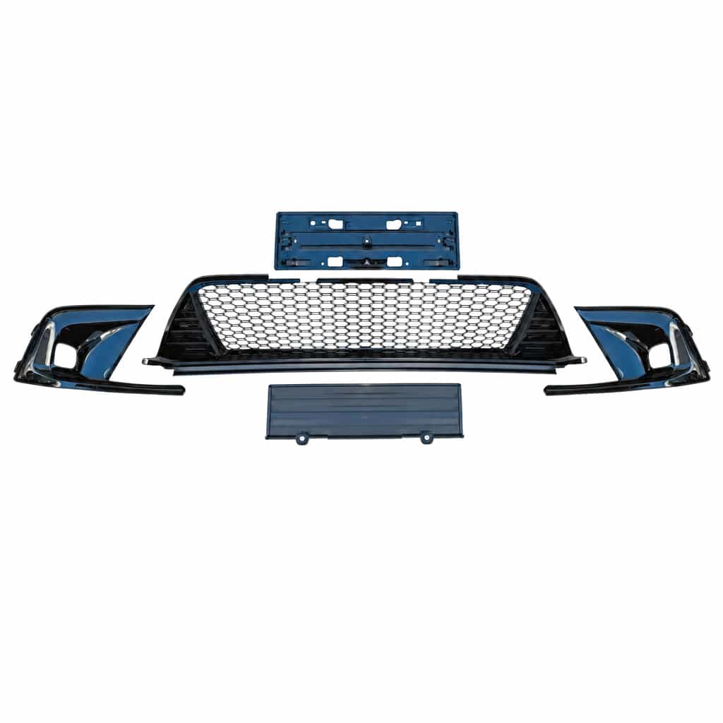 Vicrez Type-R Style Lower Grille With Fog Lamp Cover vz106587 | Honda Civic Type-R 2021-2025
