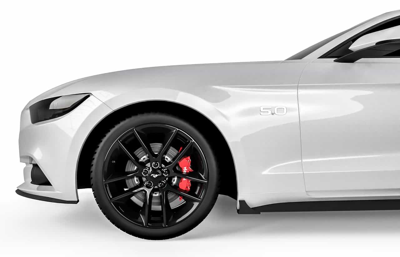 Vicrez V1R Style Rocker Panel Winglets vz101837 | Ford Mustang 2015-2023