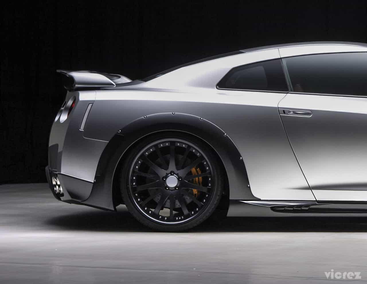 Vicrez V3R Rear Fender Flares vz101777 | Nissan GTR R35 2009-2019