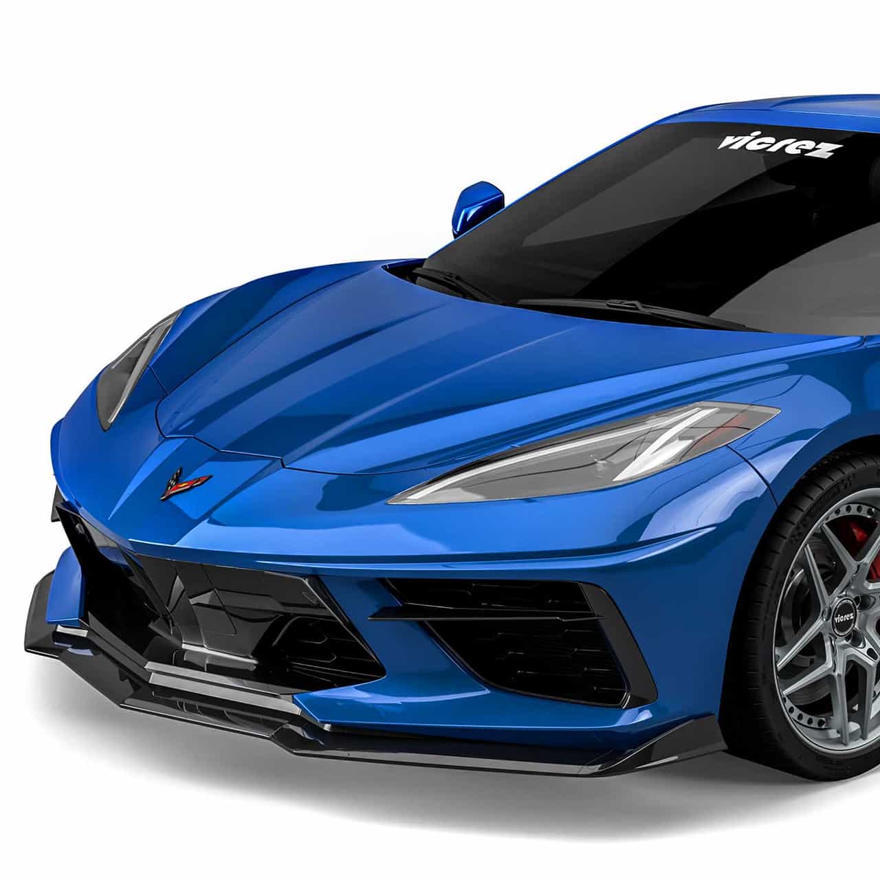 Vicrez V3R Style Front Bumper Lip vz102459 | Chevrolet Corvette C8 2020-2026