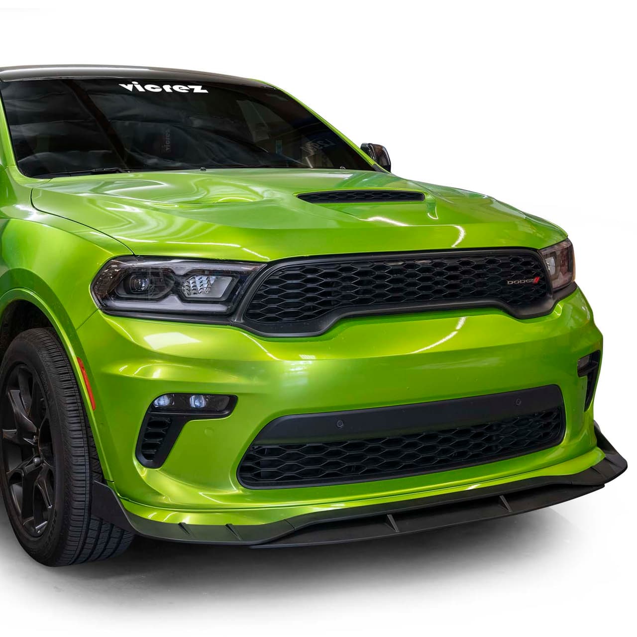 Vicrez V3R Style Front Lip vz102522 | Dodge Durango Hellcat 2014-2026