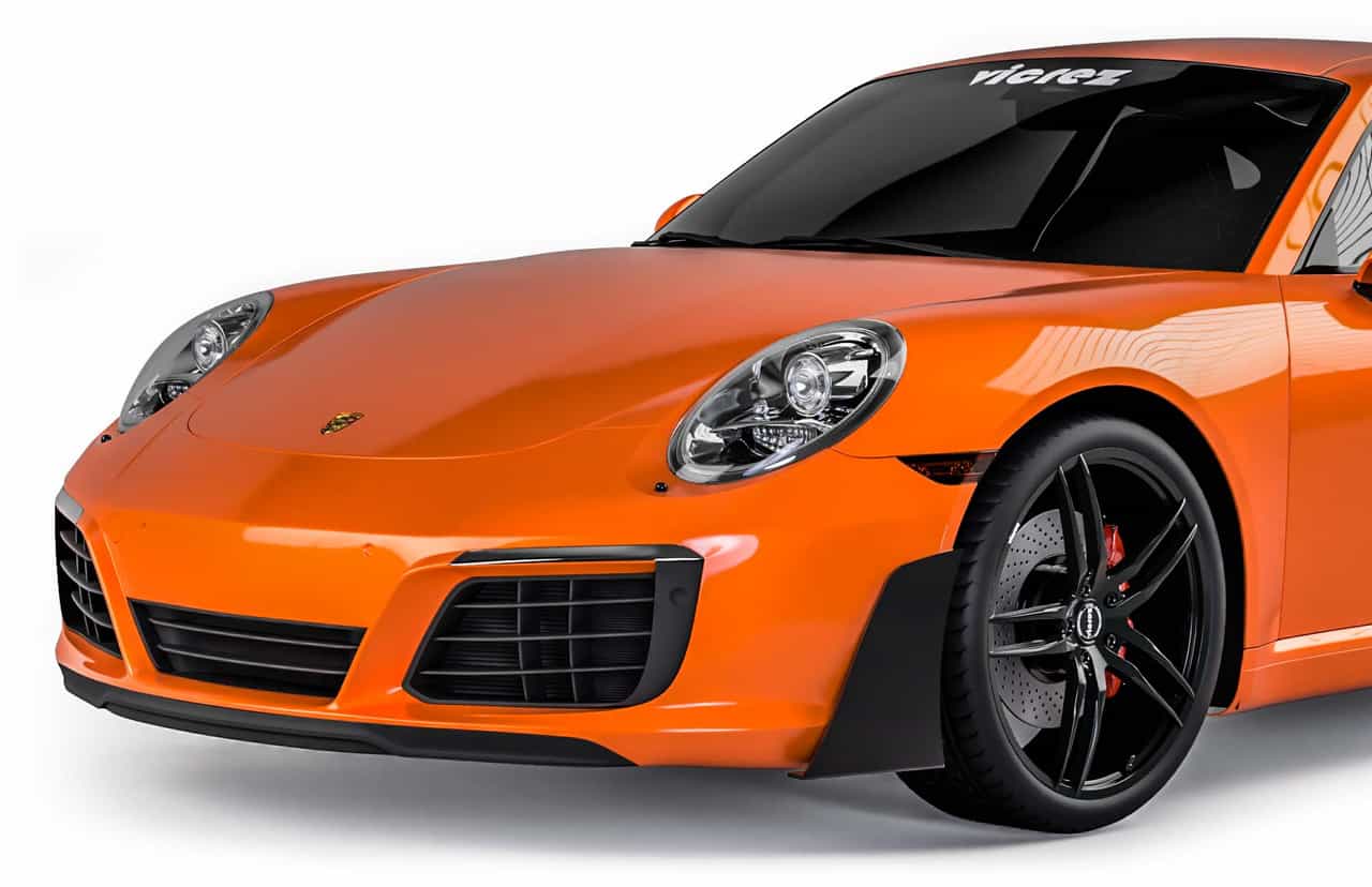 Vicrez Veneno Style Front Bumper Splitter Winglets vz101846 | Universal