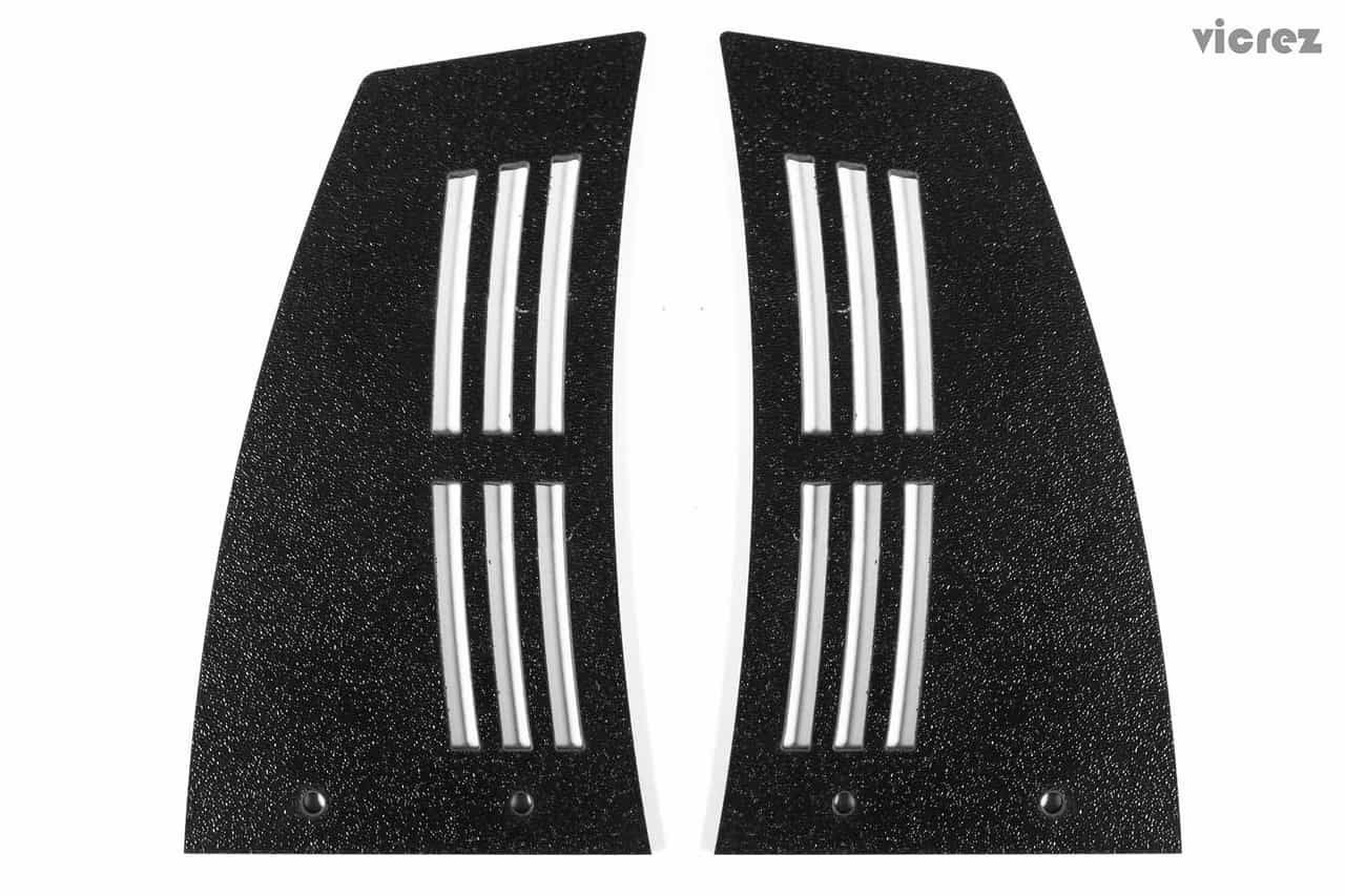 Vicrez Vulcano Pro Series Front Bumper Splitter Winglets vz100681