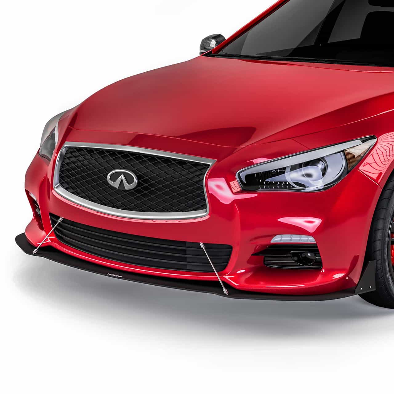 Vicrez VZ3 Style Front Bumper Splitter vz100655 | Infiniti Q50 2014-2020