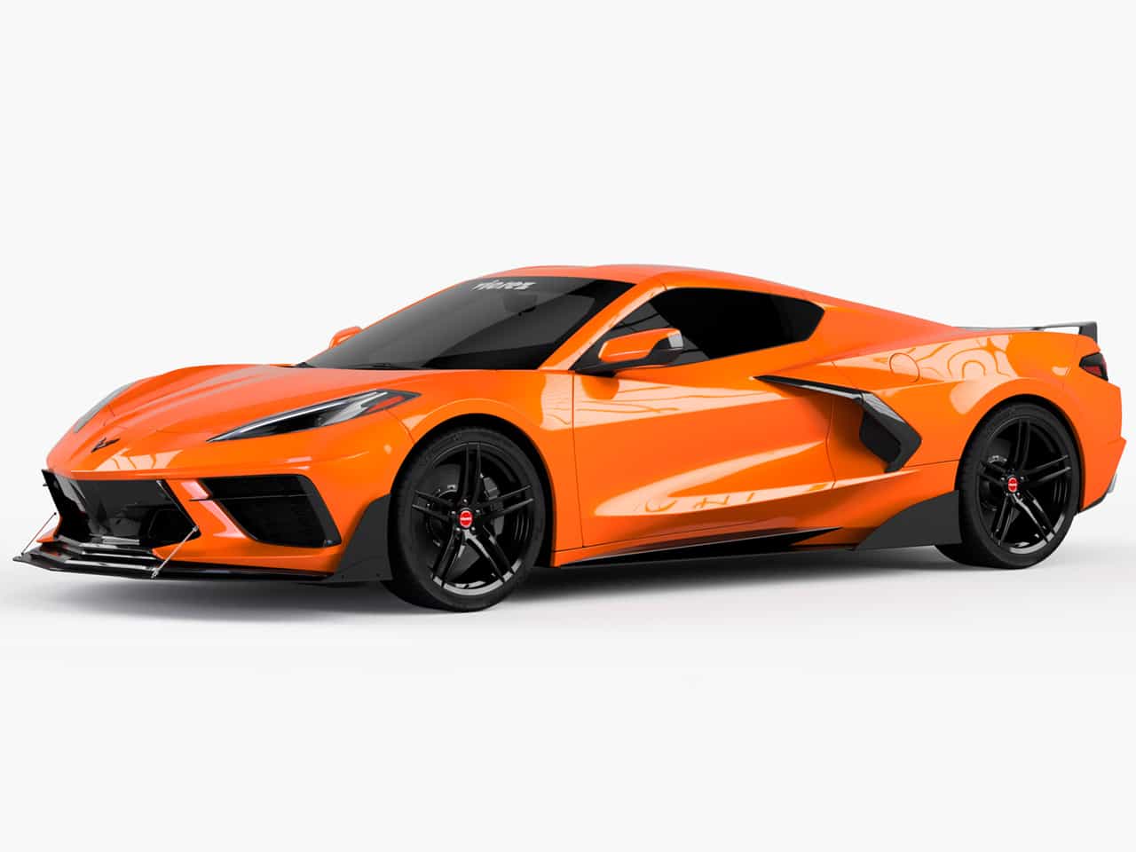 Vicrez VZR1 Full Aero Splitter Package vz102118 | Chevrolet Corvette C8 2020-2026