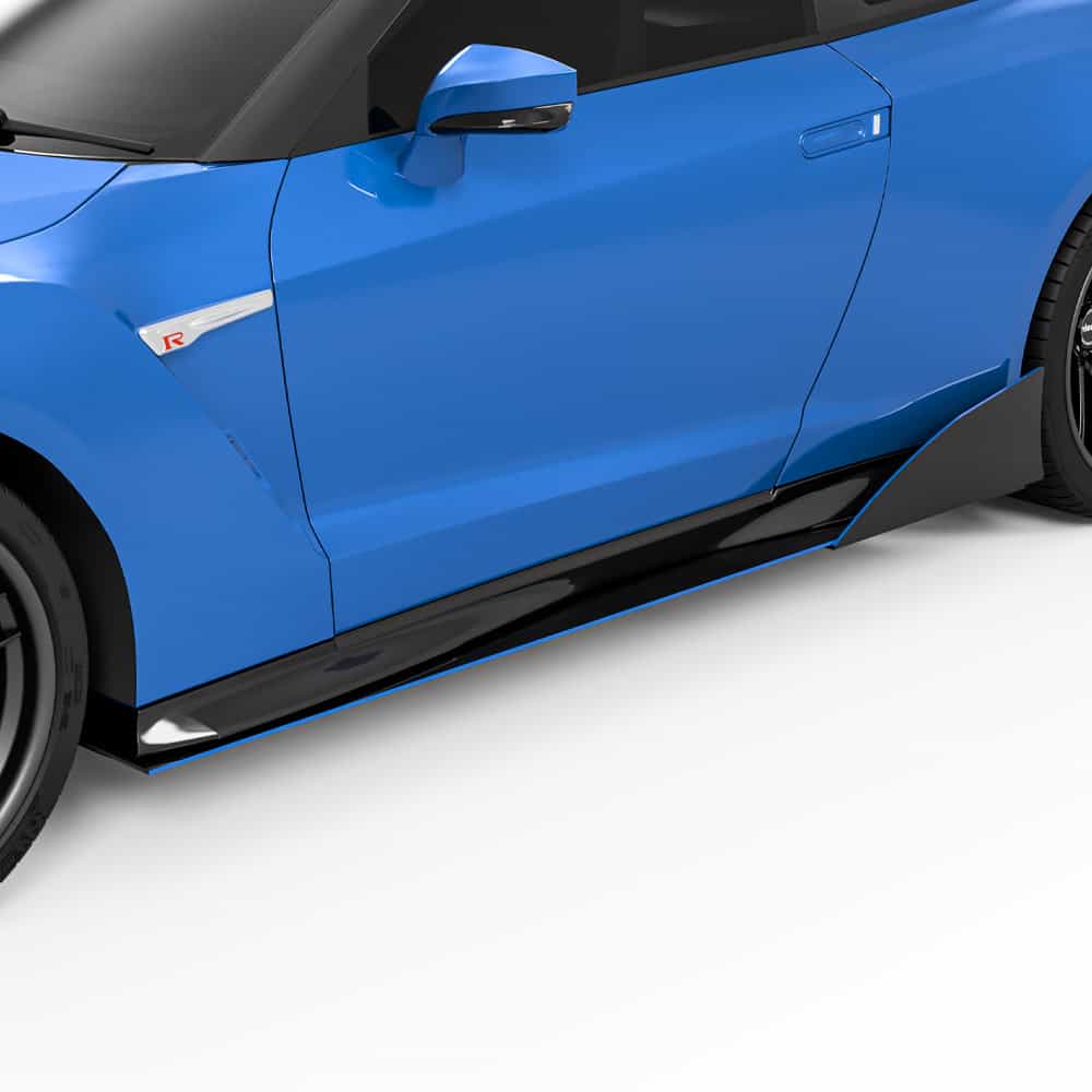 Vicrez VZR1 Side Splitters vz101264 | Nissan GTR R35 2007-2021