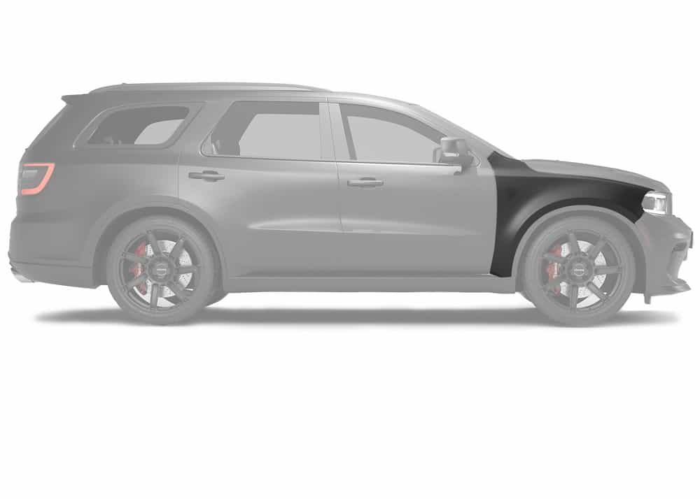 Vicrez Front Fender SRT Passenger Side vz101975 | Dodge Durango 2011-2026