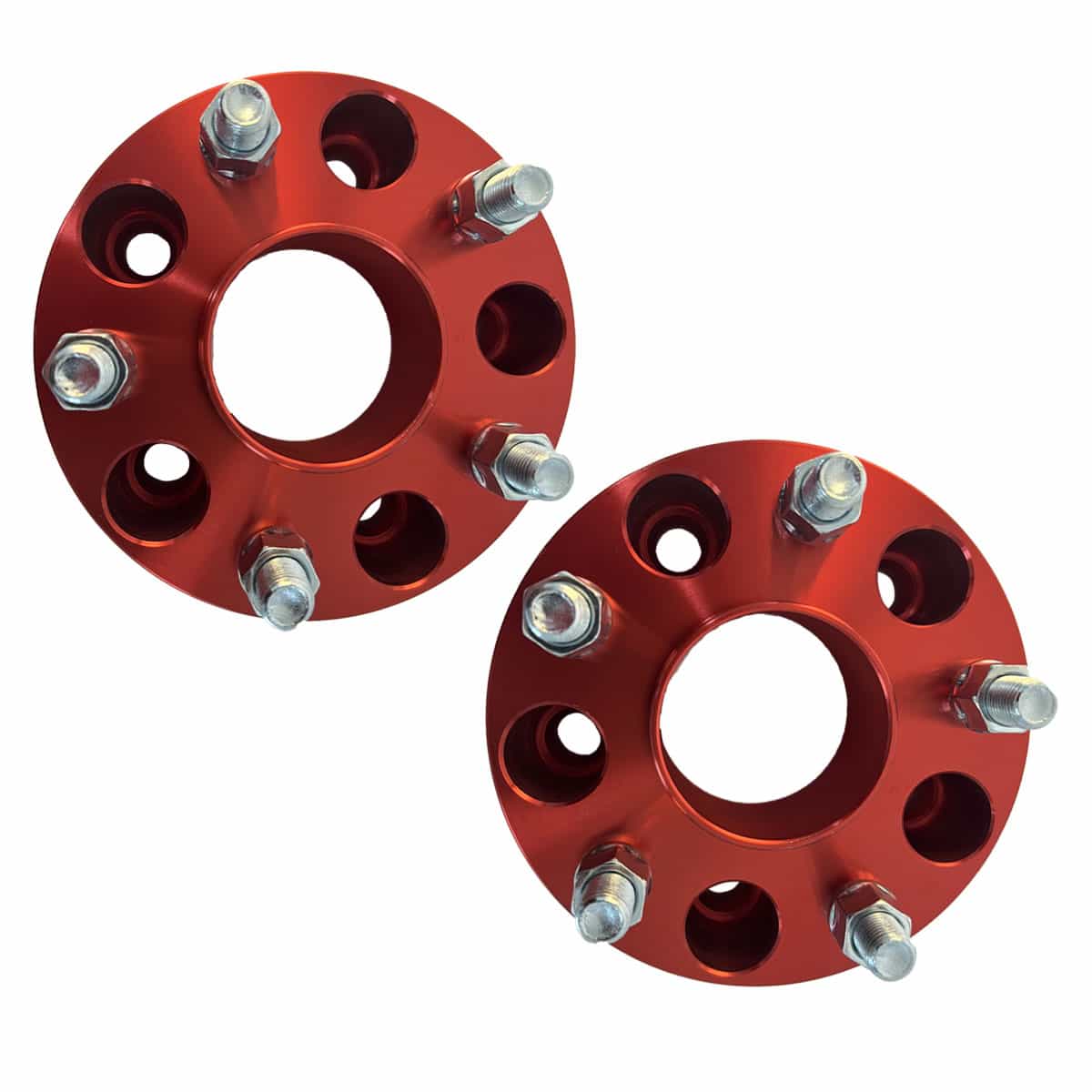 Vicrez 2 inch Red Wheel Spacer Pair vzn123978 | Dodge Durango 2011-2026