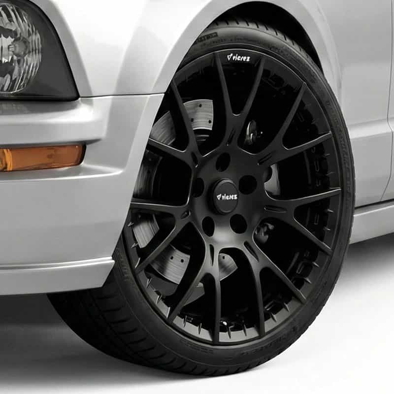 Vicrez V28ZR Matte Black Wheel, 18x9.5, 35mm offset | Ford Mustang 2005-2009