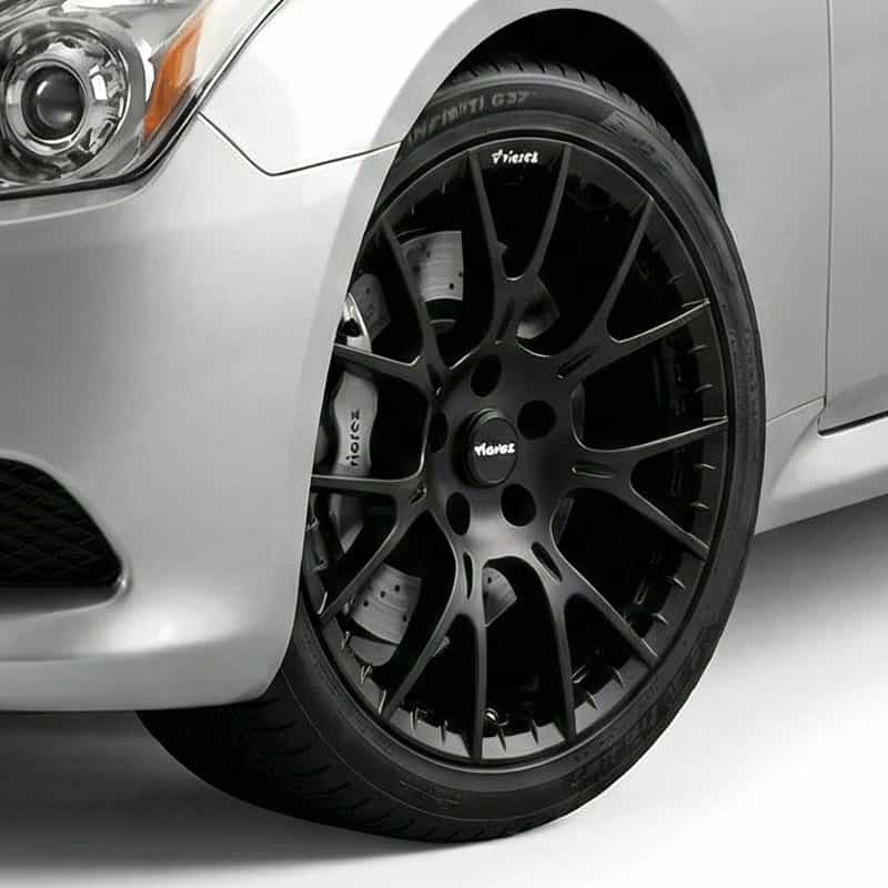 Vicrez V28ZR Matte Black Wheel, 18x9.5, 35mm offset | Infiniti G37 2008-2013